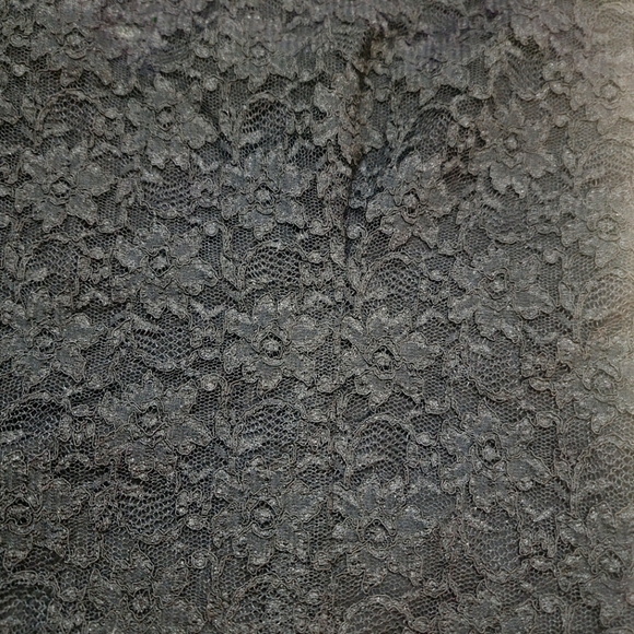 Laura Ashley black lace design top UK 16 - Picture 3 of 4